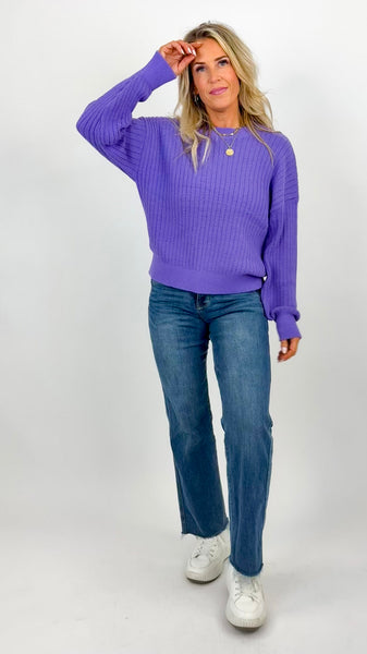 Wisteria High Neck Sweater