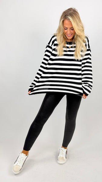 Clean Knit Stripe Top