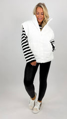 Pearl Long Puffer Vest