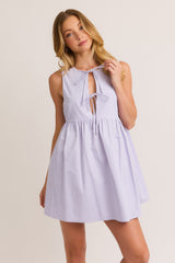 Lavender Bow Tie Dress