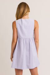 Lavender Bow Tie Dress