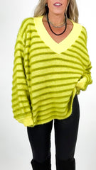 Green Apple Oversized Top