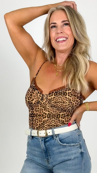 Leopard Sheer Bodysuit