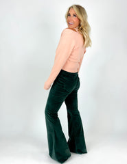 High Rise Flare Corduroy Pants