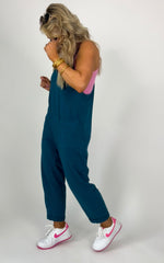 Teal Jumpsuit