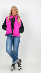 Hot Pink Puffer Vest